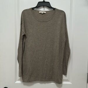 Loft tan very light weight sweater